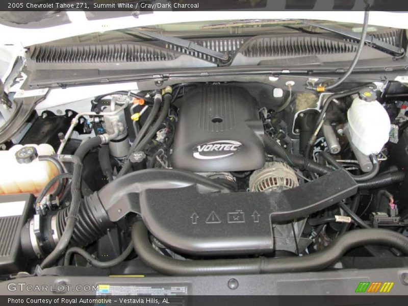Summit White / Gray/Dark Charcoal 2005 Chevrolet Tahoe Z71