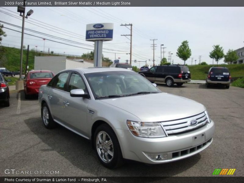 Brilliant Silver Metallic / Medium Light Stone 2009 Ford Taurus Limited