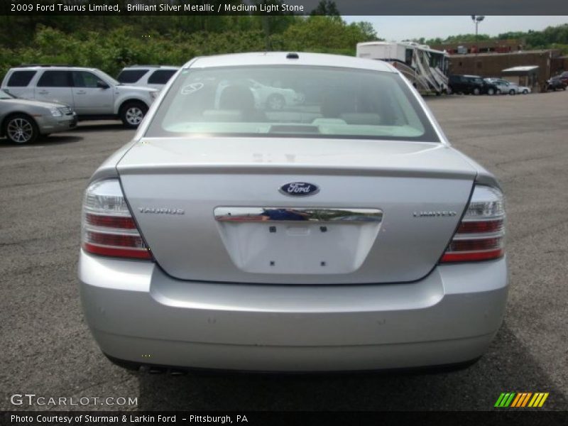 Brilliant Silver Metallic / Medium Light Stone 2009 Ford Taurus Limited