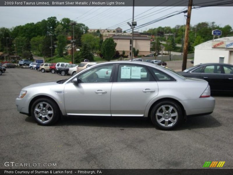 Brilliant Silver Metallic / Medium Light Stone 2009 Ford Taurus Limited