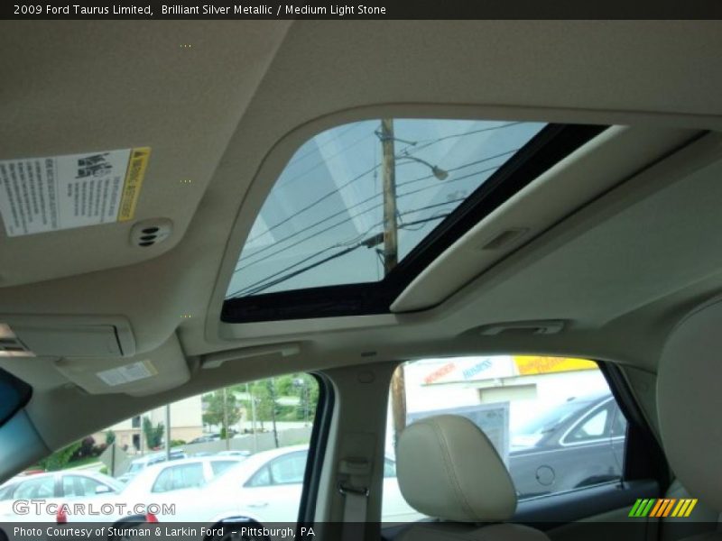 Brilliant Silver Metallic / Medium Light Stone 2009 Ford Taurus Limited