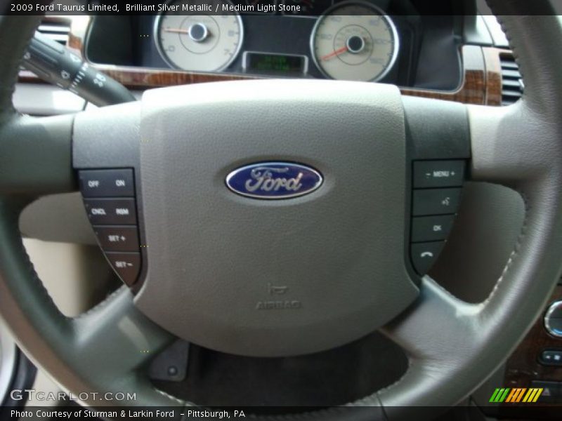 Brilliant Silver Metallic / Medium Light Stone 2009 Ford Taurus Limited