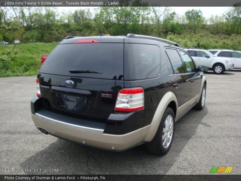 Tuxedo Black Metallic / Camel 2009 Ford Taurus X Eddie Bauer