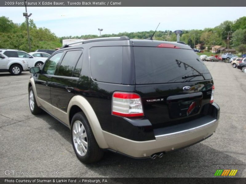 Tuxedo Black Metallic / Camel 2009 Ford Taurus X Eddie Bauer