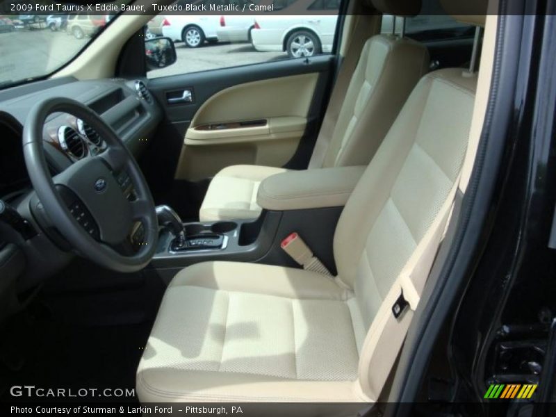 Tuxedo Black Metallic / Camel 2009 Ford Taurus X Eddie Bauer