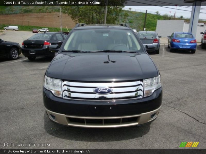 Tuxedo Black Metallic / Camel 2009 Ford Taurus X Eddie Bauer