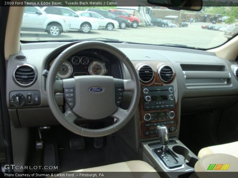 Tuxedo Black Metallic / Camel 2009 Ford Taurus X Eddie Bauer