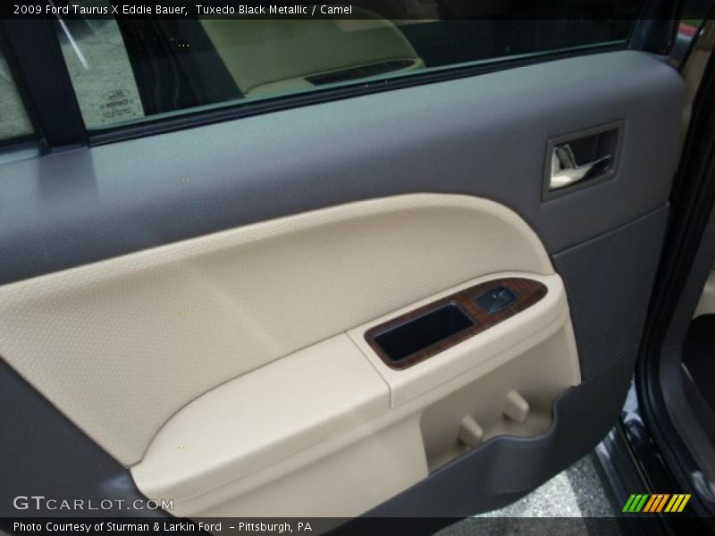 Tuxedo Black Metallic / Camel 2009 Ford Taurus X Eddie Bauer