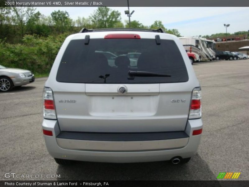 Silver Metallic / Black 2008 Mercury Mariner V6 4WD