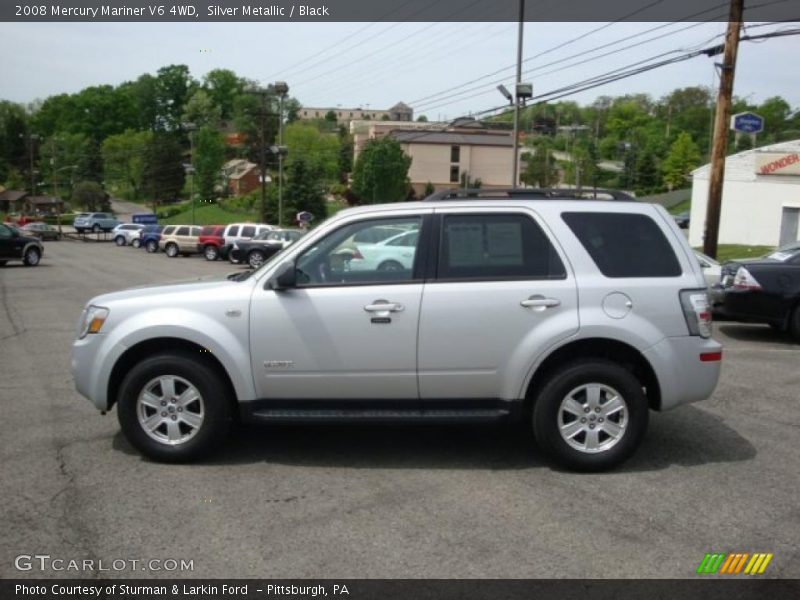 Silver Metallic / Black 2008 Mercury Mariner V6 4WD