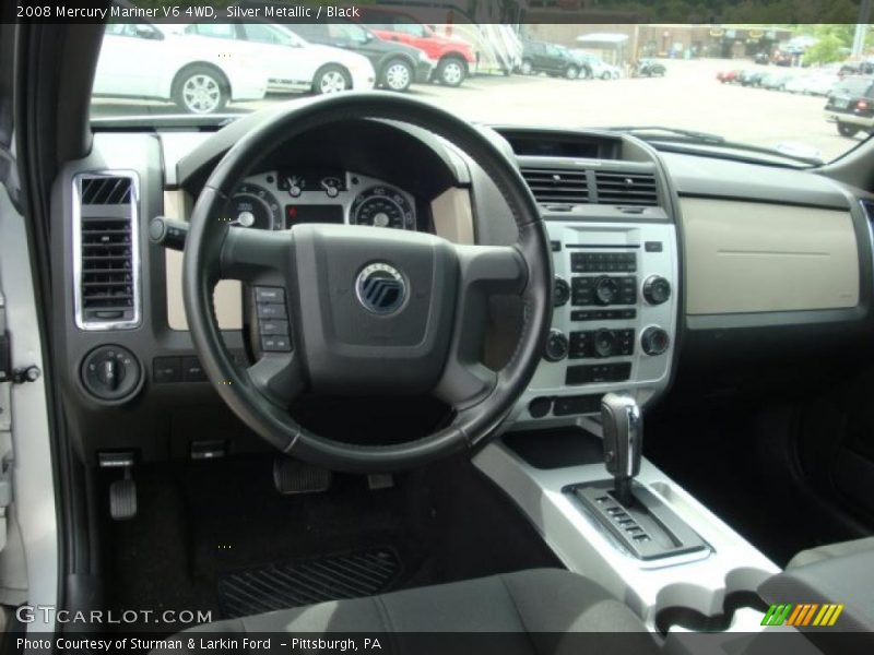 Silver Metallic / Black 2008 Mercury Mariner V6 4WD