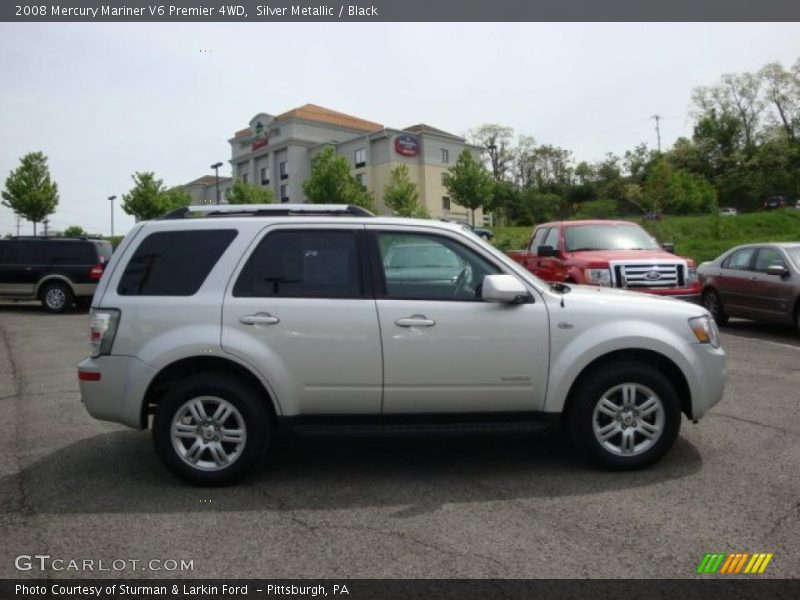 Silver Metallic / Black 2008 Mercury Mariner V6 Premier 4WD