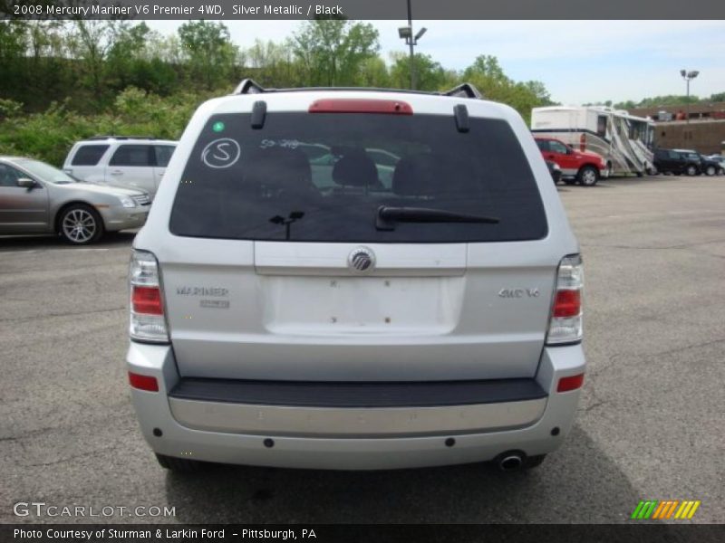 Silver Metallic / Black 2008 Mercury Mariner V6 Premier 4WD