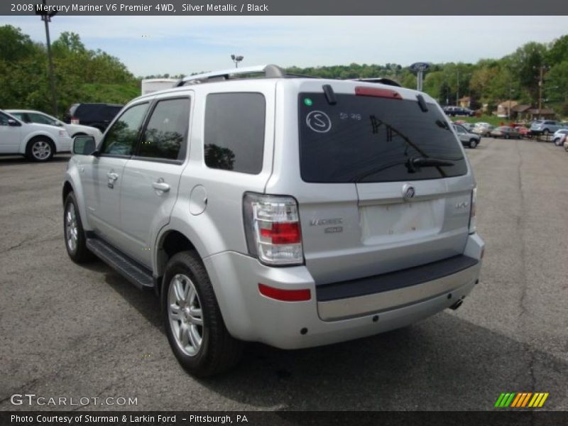 Silver Metallic / Black 2008 Mercury Mariner V6 Premier 4WD