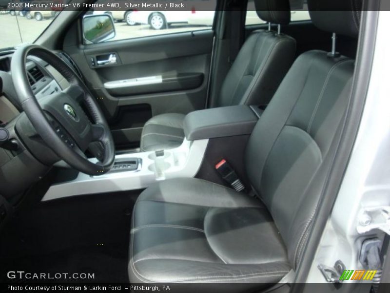 Silver Metallic / Black 2008 Mercury Mariner V6 Premier 4WD