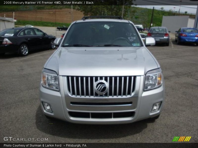 Silver Metallic / Black 2008 Mercury Mariner V6 Premier 4WD
