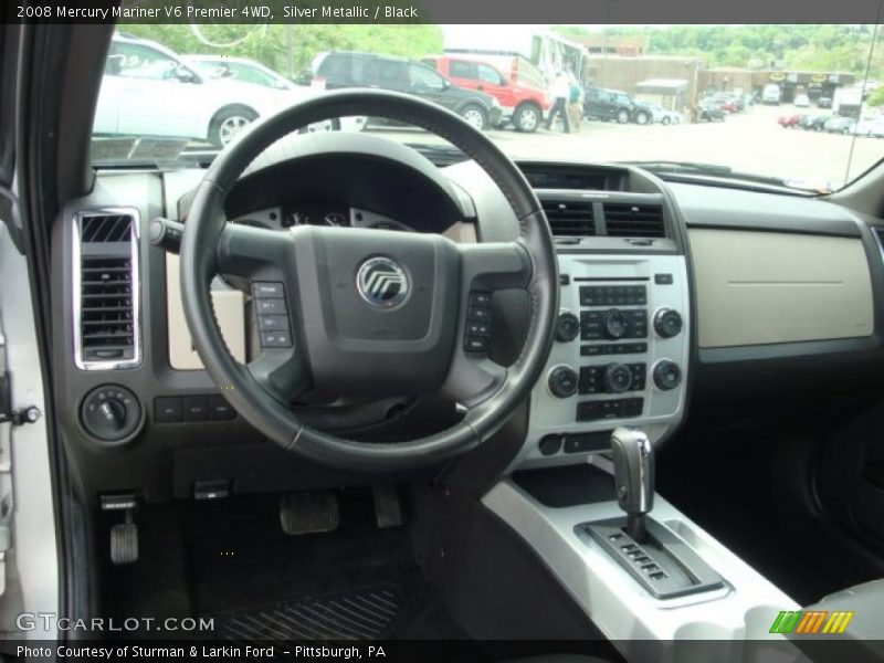 Silver Metallic / Black 2008 Mercury Mariner V6 Premier 4WD