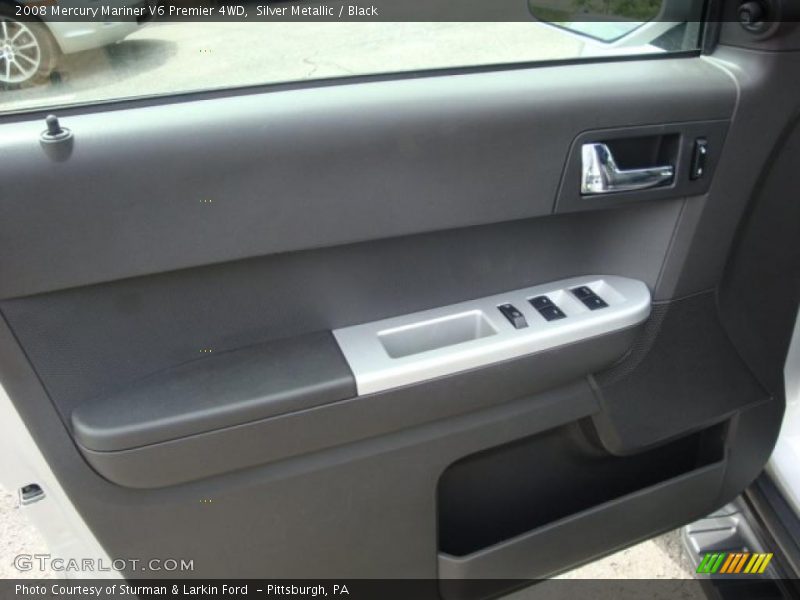 Silver Metallic / Black 2008 Mercury Mariner V6 Premier 4WD