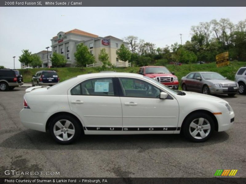 White Suede / Camel 2008 Ford Fusion SE