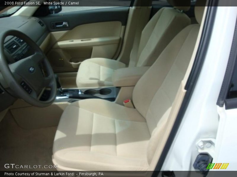 White Suede / Camel 2008 Ford Fusion SE