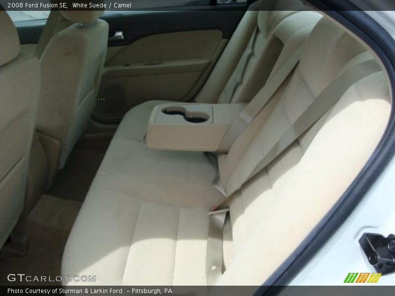 White Suede / Camel 2008 Ford Fusion SE
