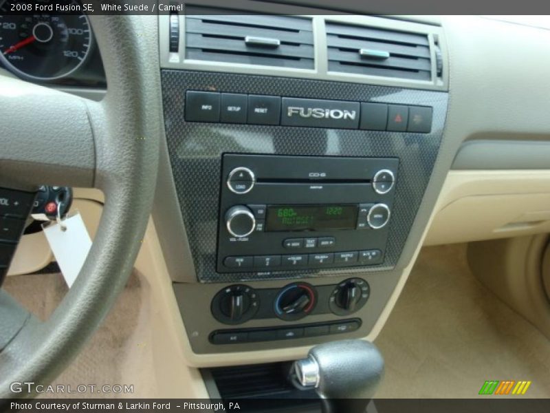 White Suede / Camel 2008 Ford Fusion SE