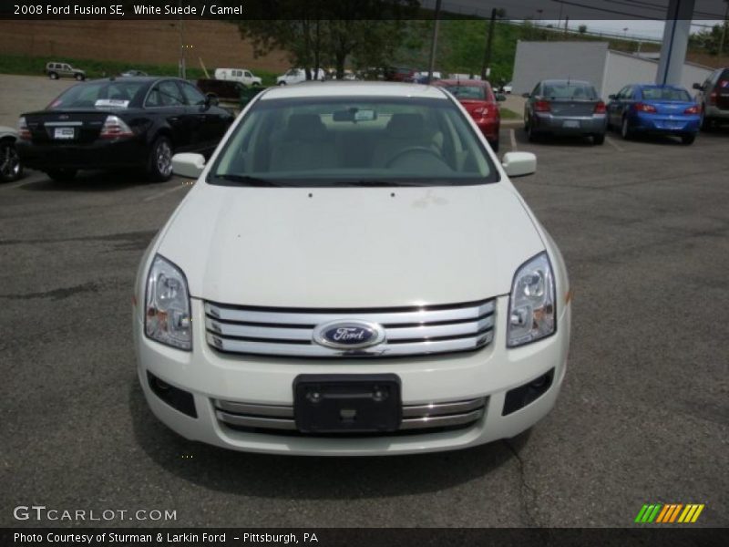 White Suede / Camel 2008 Ford Fusion SE