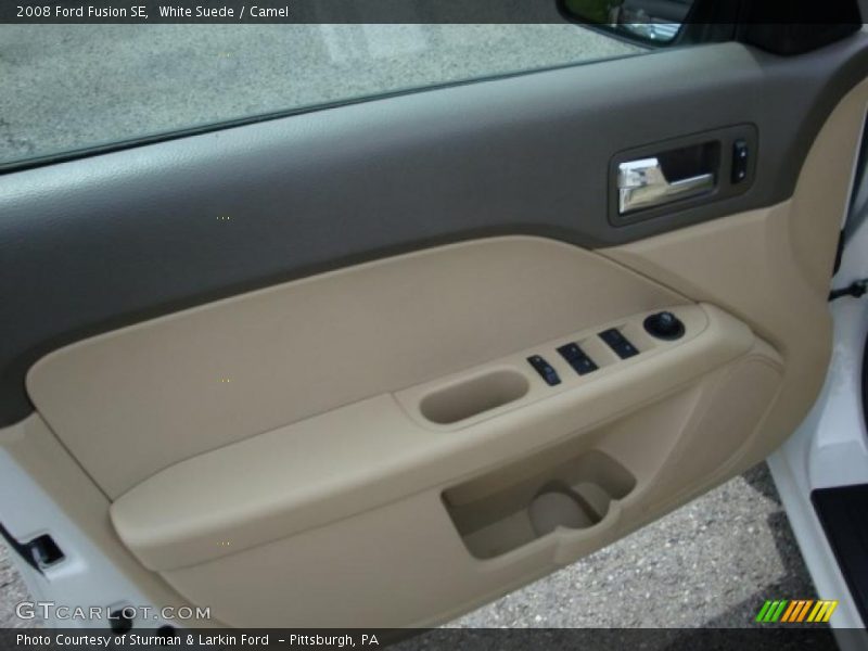 White Suede / Camel 2008 Ford Fusion SE