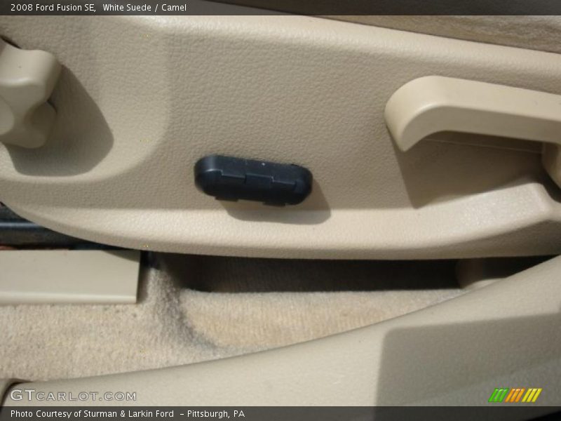 White Suede / Camel 2008 Ford Fusion SE