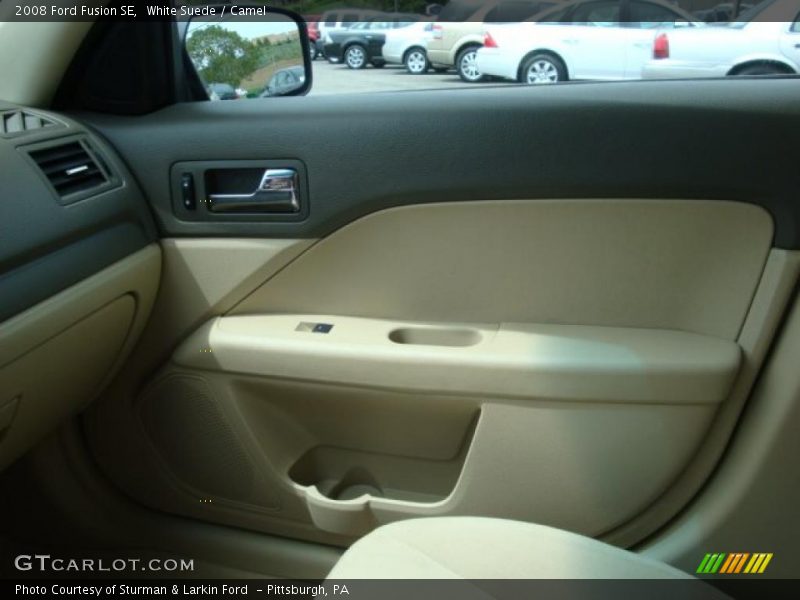 White Suede / Camel 2008 Ford Fusion SE