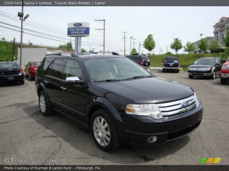 Tuxedo Black Metallic / Camel 2009 Ford Taurus X Limited