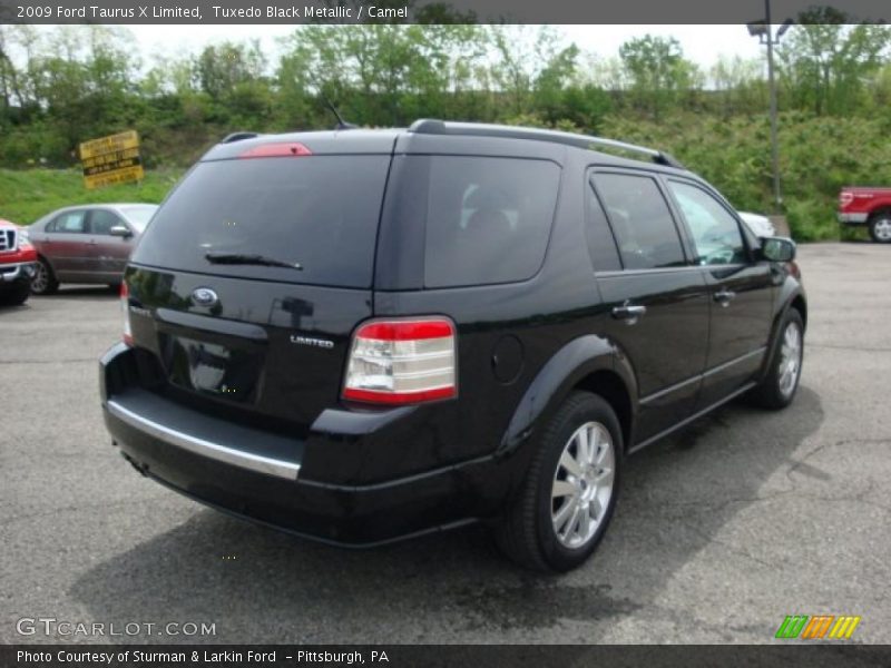 Tuxedo Black Metallic / Camel 2009 Ford Taurus X Limited