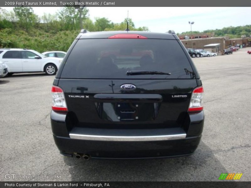 Tuxedo Black Metallic / Camel 2009 Ford Taurus X Limited