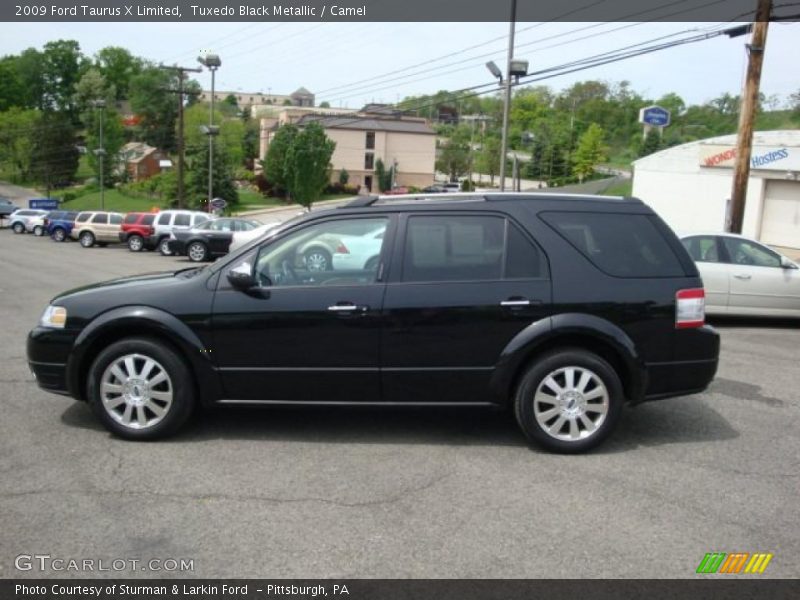 Tuxedo Black Metallic / Camel 2009 Ford Taurus X Limited