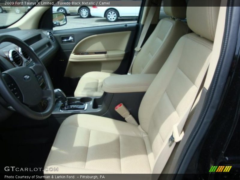 Tuxedo Black Metallic / Camel 2009 Ford Taurus X Limited