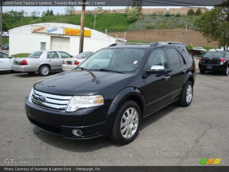 Tuxedo Black Metallic / Camel 2009 Ford Taurus X Limited