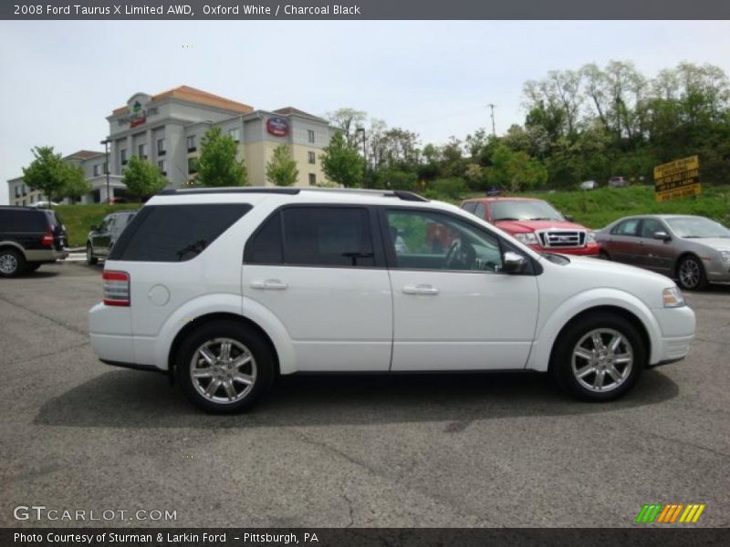 Oxford White / Charcoal Black 2008 Ford Taurus X Limited AWD
