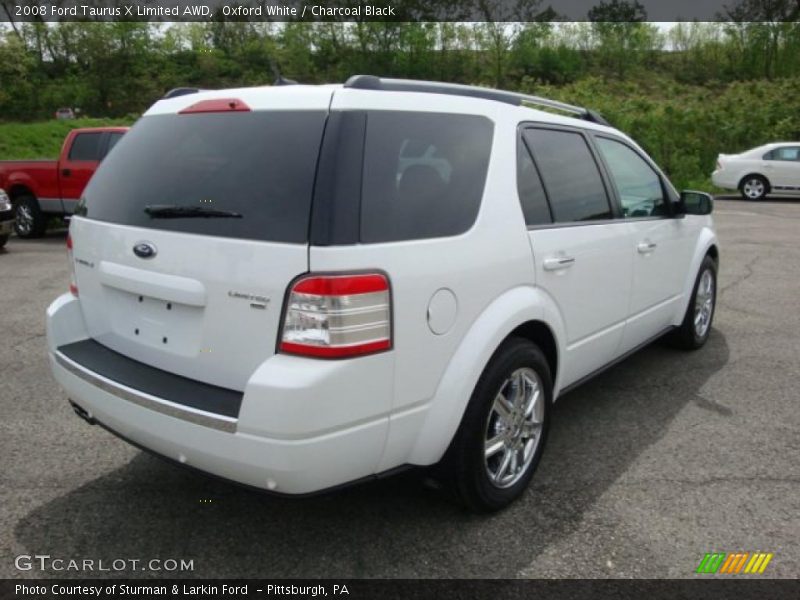 Oxford White / Charcoal Black 2008 Ford Taurus X Limited AWD