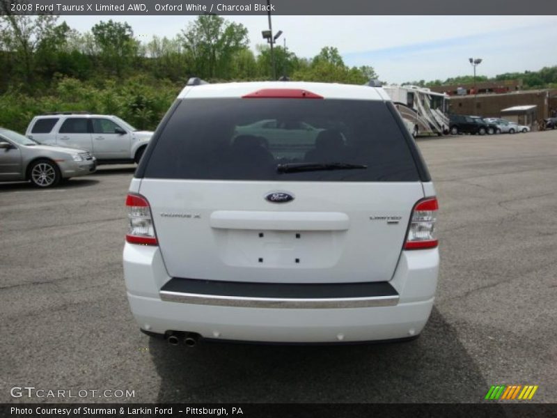 Oxford White / Charcoal Black 2008 Ford Taurus X Limited AWD