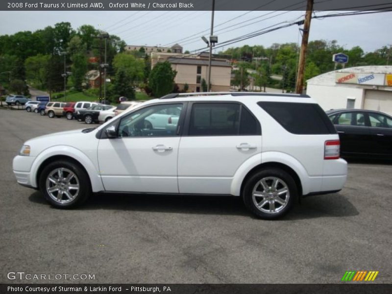 Oxford White / Charcoal Black 2008 Ford Taurus X Limited AWD