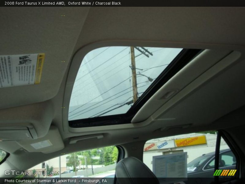 Oxford White / Charcoal Black 2008 Ford Taurus X Limited AWD