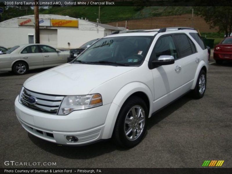 Oxford White / Charcoal Black 2008 Ford Taurus X Limited AWD