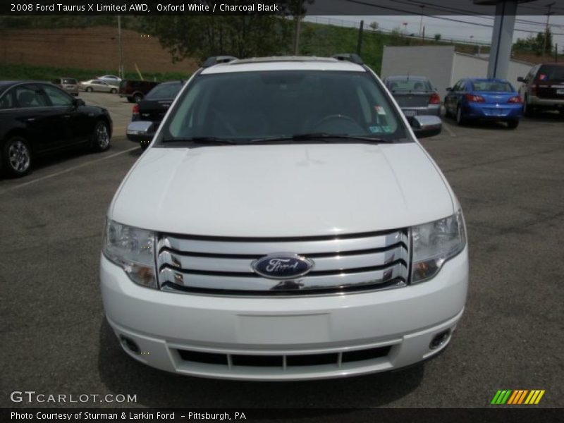 Oxford White / Charcoal Black 2008 Ford Taurus X Limited AWD