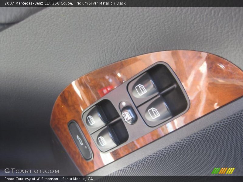 Iridium Silver Metallic / Black 2007 Mercedes-Benz CLK 350 Coupe