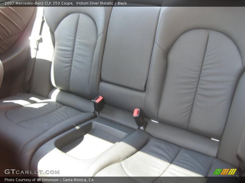 Iridium Silver Metallic / Black 2007 Mercedes-Benz CLK 350 Coupe