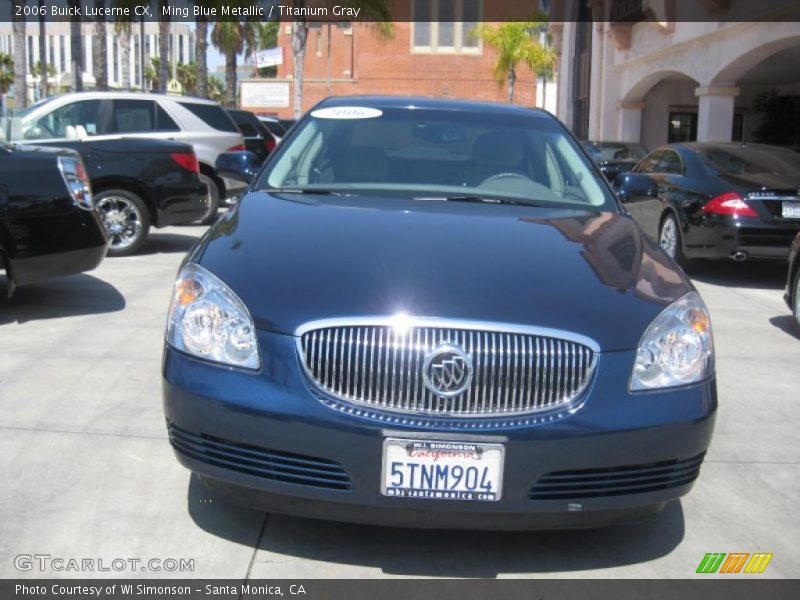 Ming Blue Metallic / Titanium Gray 2006 Buick Lucerne CX