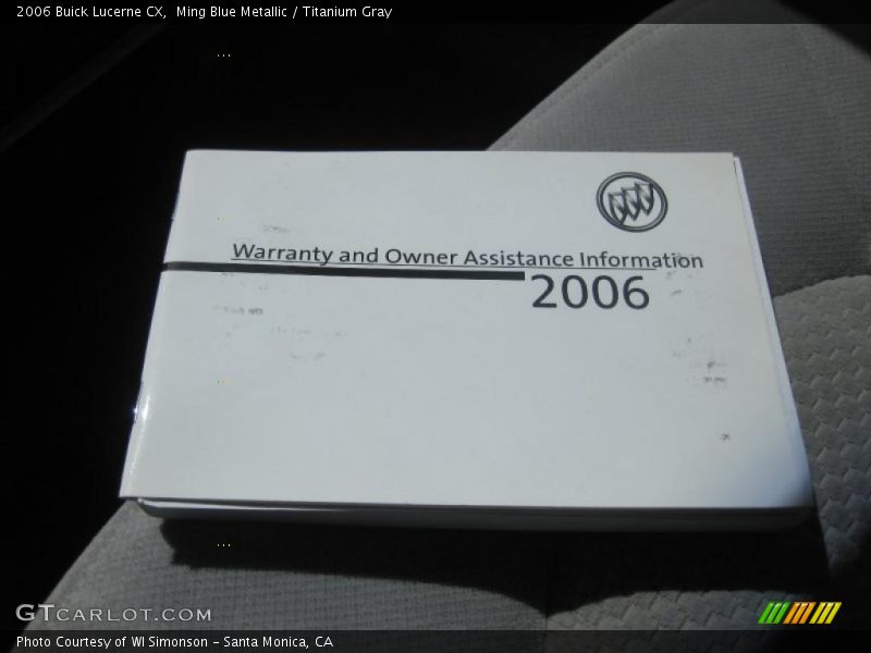Ming Blue Metallic / Titanium Gray 2006 Buick Lucerne CX
