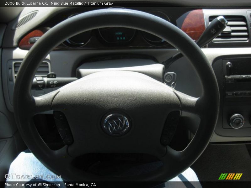 Ming Blue Metallic / Titanium Gray 2006 Buick Lucerne CX