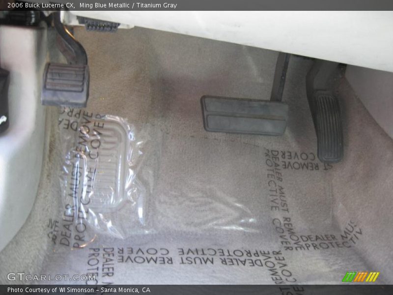Ming Blue Metallic / Titanium Gray 2006 Buick Lucerne CX