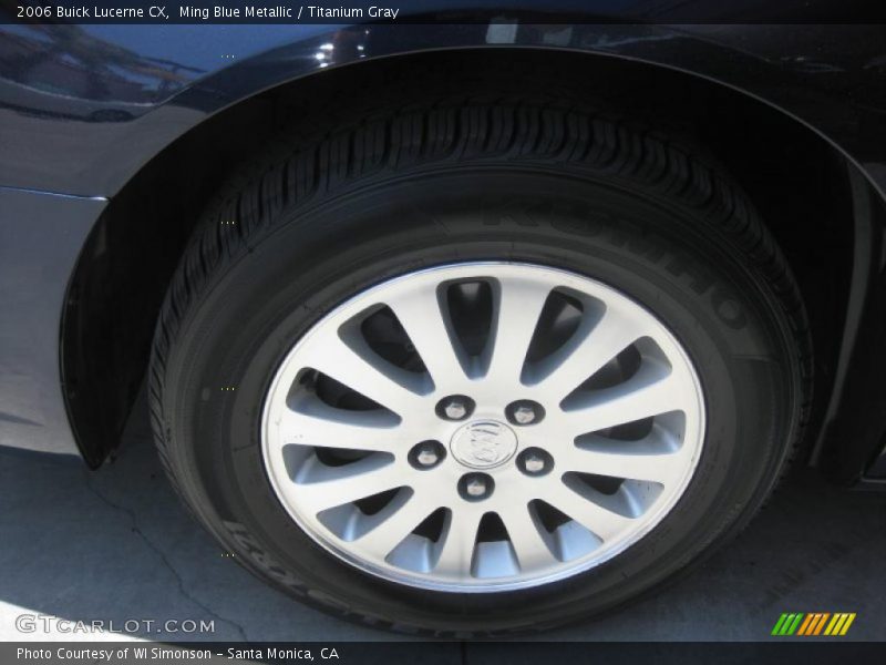 Ming Blue Metallic / Titanium Gray 2006 Buick Lucerne CX